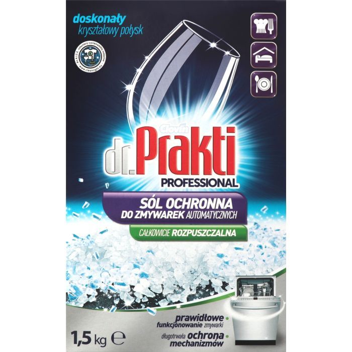 Соль для посудомоечных машин Dr. Prakti 1.5 кг Фото