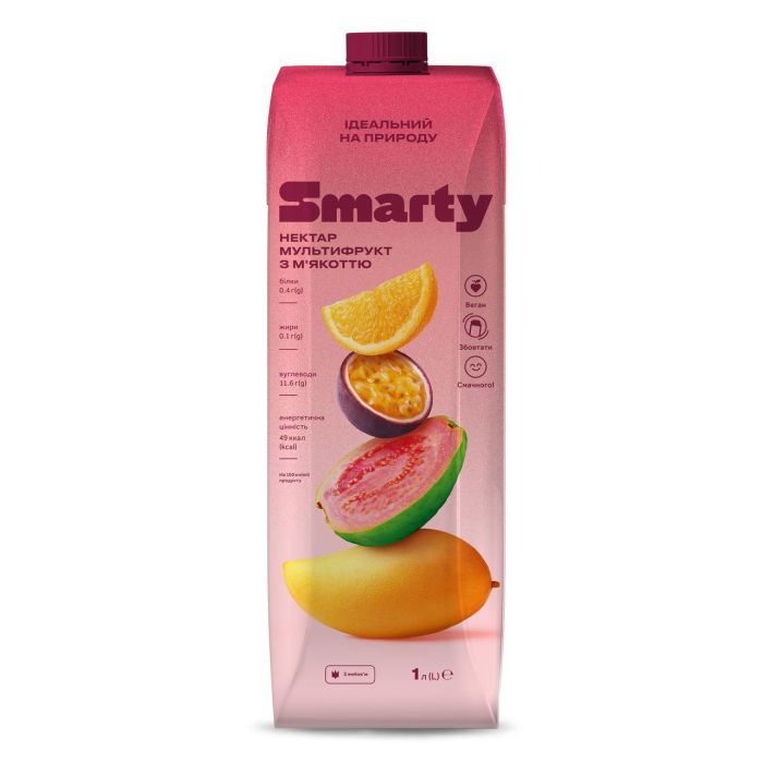 Сок Smarty Мультифрукт 1л Фото