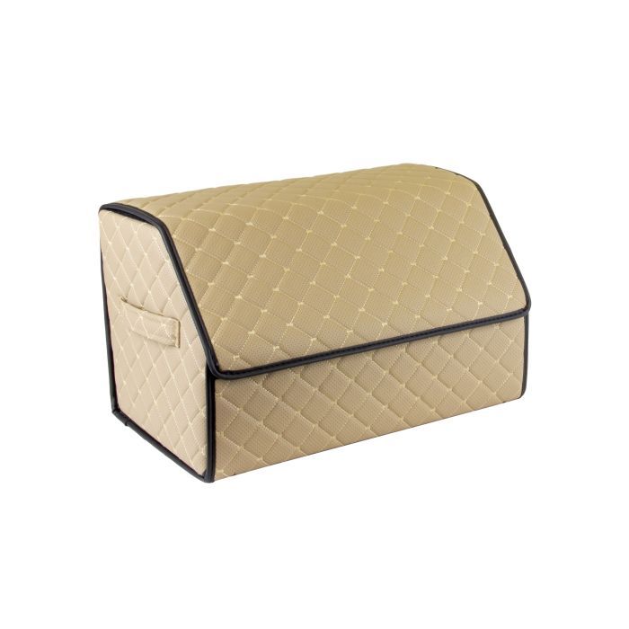 Сумка-органайзер EVAtech ECO M бежевая с бежевой нитью Фото