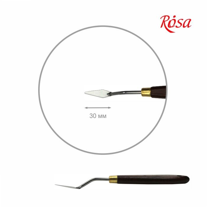 Мастихин Rosa Gallery CLASSIC 41 довжина 3см, ромб міні Фото