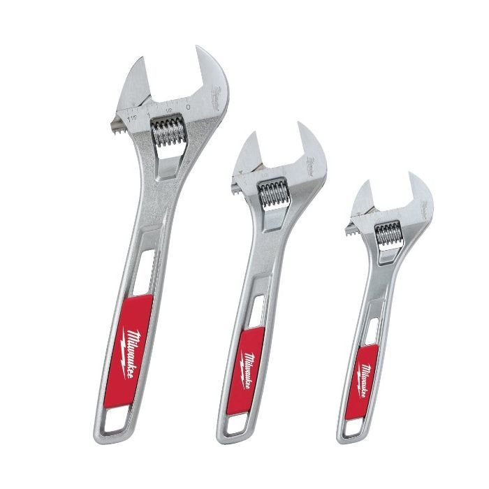 Ключ Milwaukee разводной 3 шт. Фото