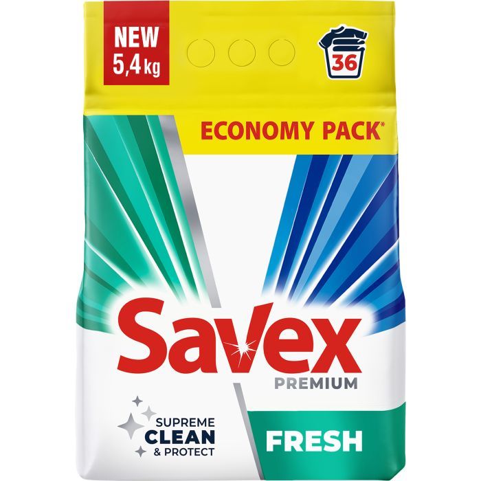 Стиральный порошок Savex Premium Fresh 5.4 кг Фото