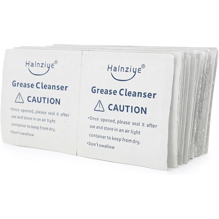 Салфетки Halnziye Grease Cleanser 2-pack (alcohol + without alcohol) Фото