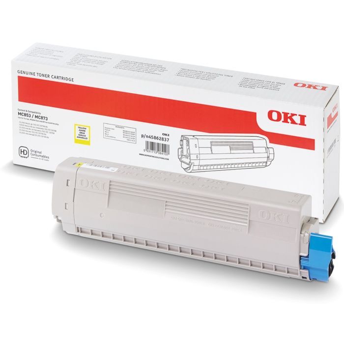 Тонер-картридж OKI MC853/873/883-7.3K Y Фото
