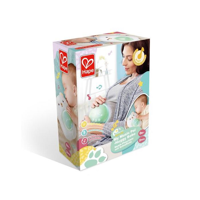 Ночник Hape Музична іграшка-нічник Ведмедик білий Фото 5