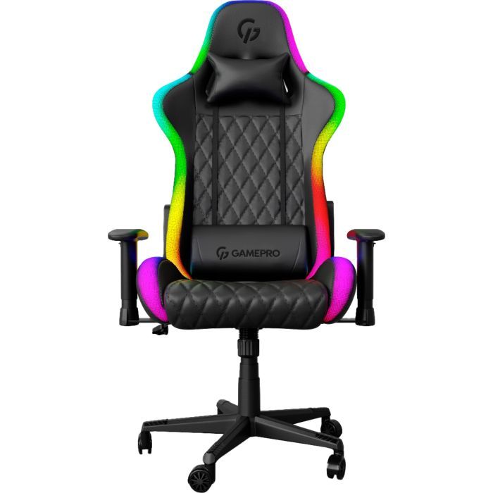 Кресло игровое GamePro Hero RGB Black Фото