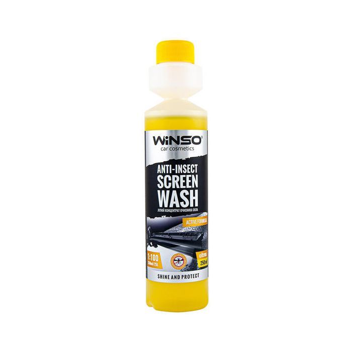 Омыватель автомобильный WINSO Anti-Insect Screen Wash Citrus 250мл Фото