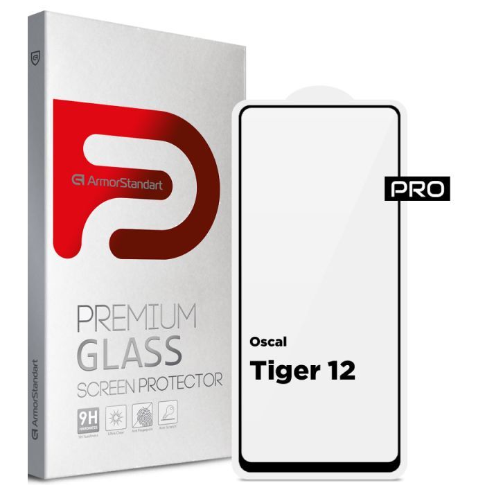 Стекло защитное Armorstandart Pro Oscal Tiger 12 Black Фото