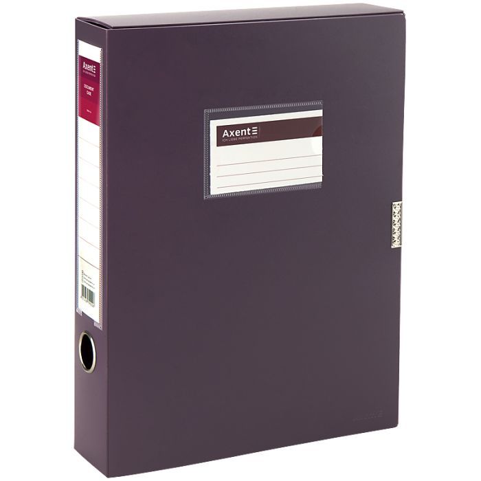 Архивный бокс Axent 60 мм, сливовая Фото