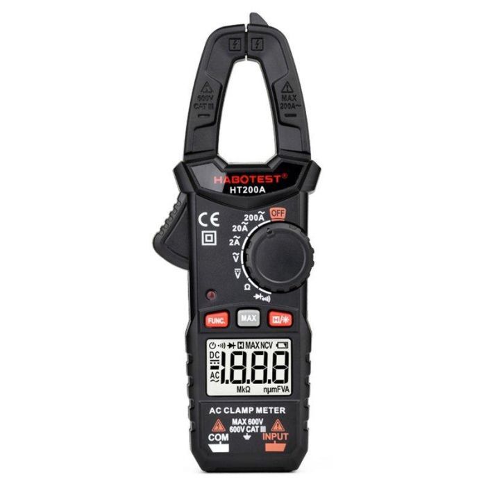 Токовые клещи Habotest AC600V/200A, DC600V Фото