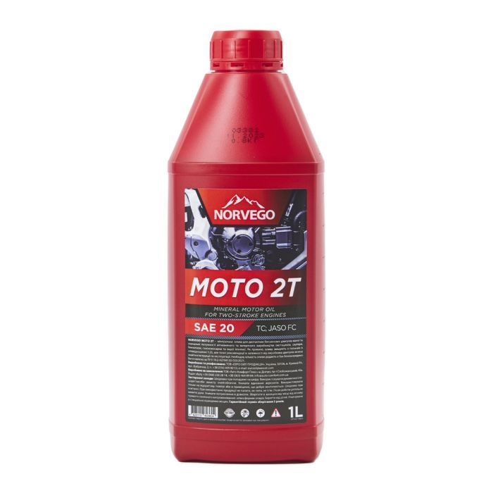 Моторное масло NORVEGO MOTO 2T 1л Фото