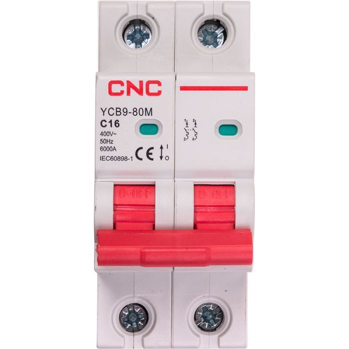 Автоматический выключатель CNC YCB9-80M 2P C16 6ka Фото
