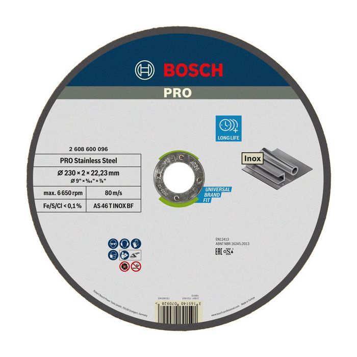 Круг отрезной Bosch Expert for Inox, 230х22.23мм Фото