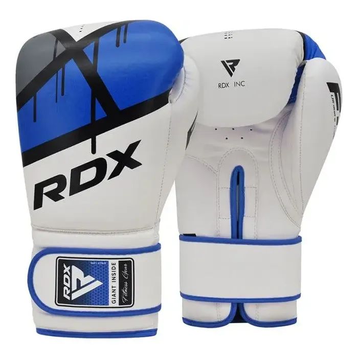 Боксерские перчатки RDX F7 Ego Blue 16 унцій Фото