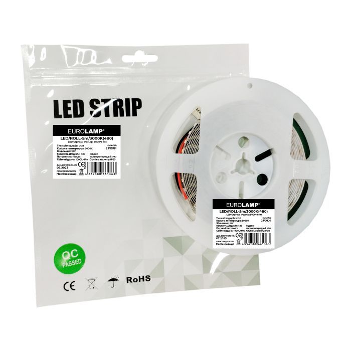 Светодиодная лента Eurolamp LED/ROLL 24V, 3000K 5м Фото