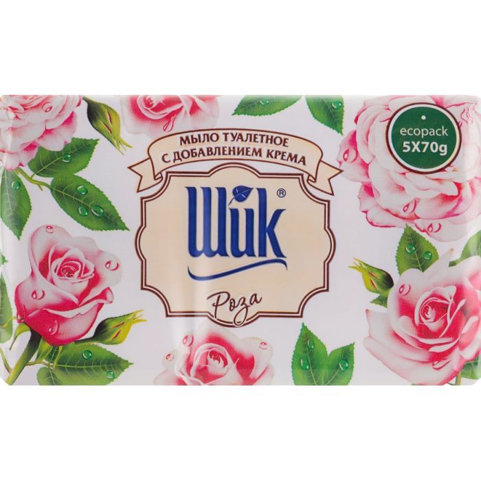 Твердое мыло Shik Троянда 5 х 70 г Фото