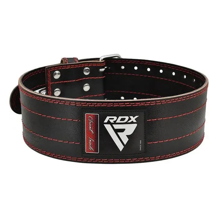 Атлетический пояс RDX для пауерліфтингу RD1 шкіряний Red XL Фото