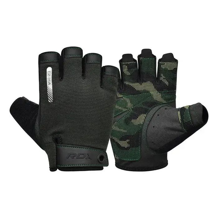 Перчатки для фитнеса RDX T2 Half Army Green M Фото