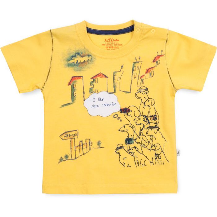 Футболка детская Aziz із собачками Фото