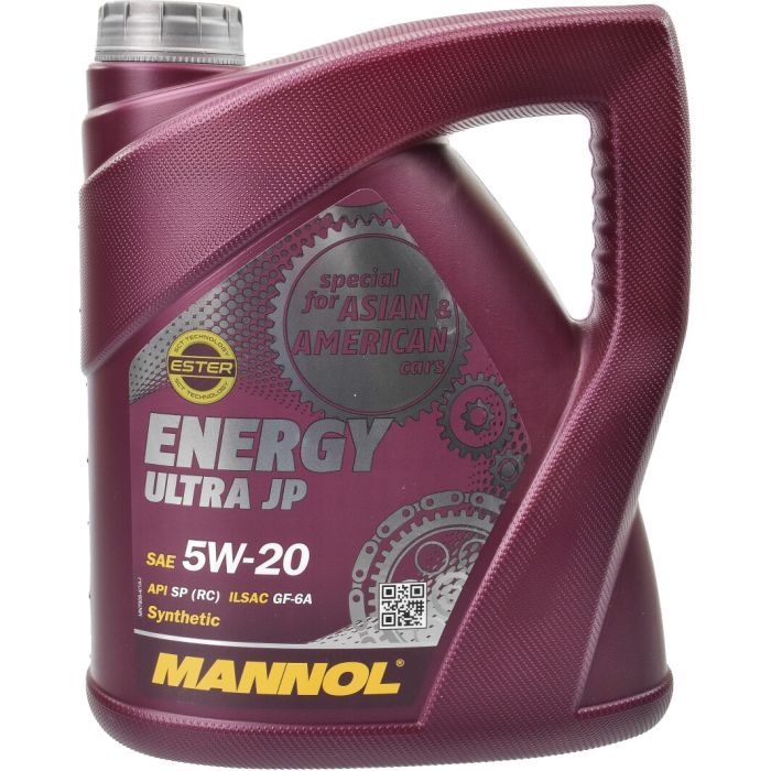 Моторное масло Mannol ENERGY ULTRA JP 5W-20 4л Фото