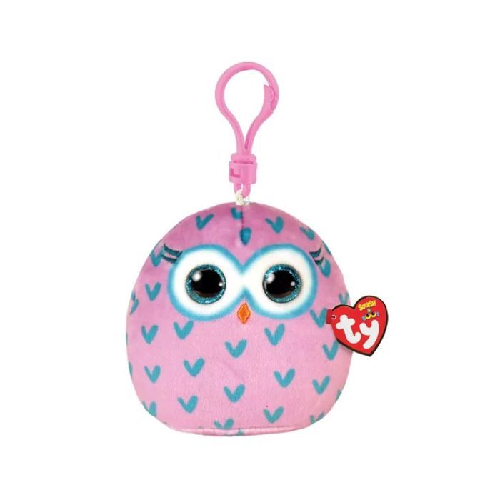Мягкая игрушка Ty брелок Squish-a-boos Сова Винкс 12 см Фото