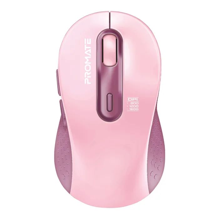 Мышка Promate Ken Wireless/Bluetooth Pink Фото