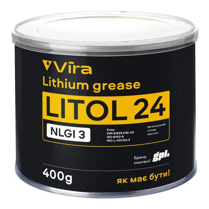 Смазка автомобильная VIRA Літол-24 400г Фото