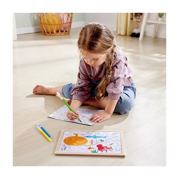 Пазл Hape Океан с раскраской Фото