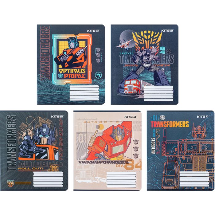Тетрадь Kite Transformers 18 листов, клетка Фото