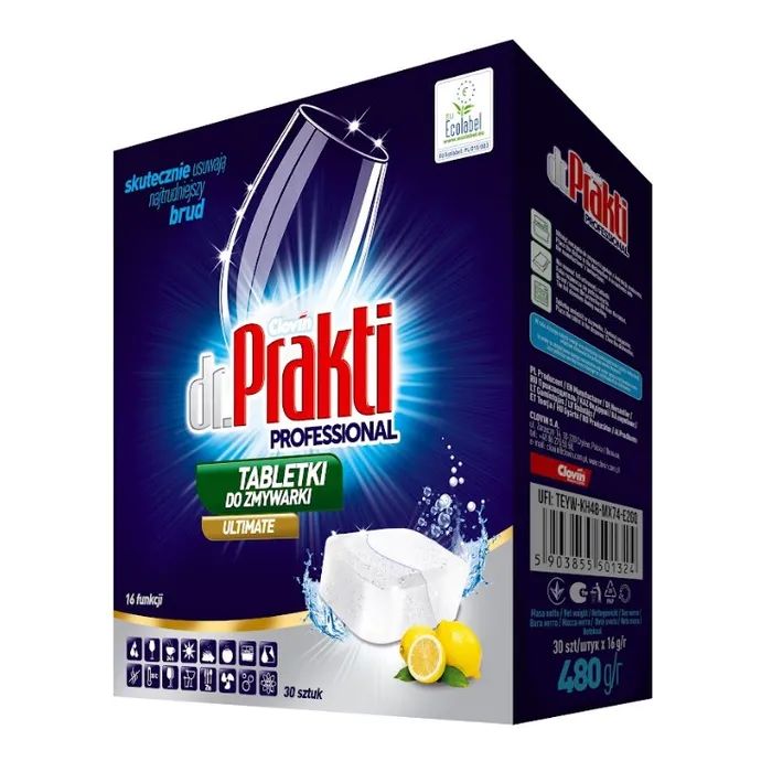 Таблетки для посудомоечных машин Dr. Prakti Ultimate 30 шт. Фото