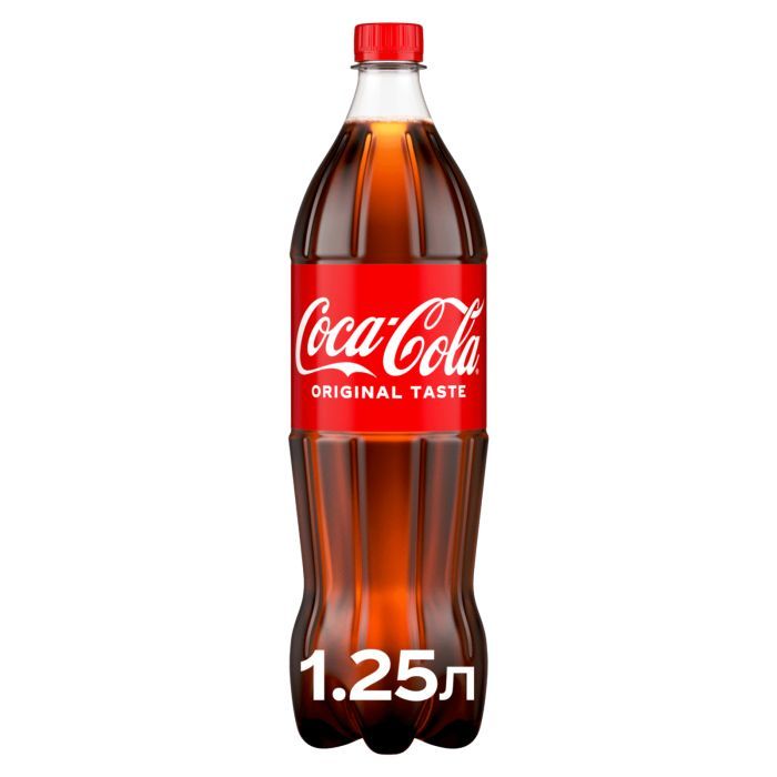 Напиток Coca-Cola Безалкогольний сильногазований 1.25 л Фото