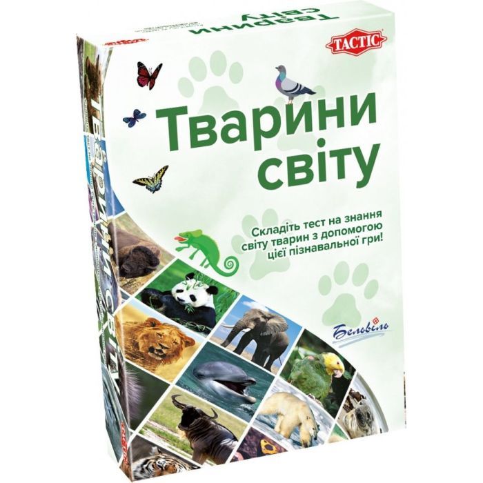 Настольная игра Tactic Тварини світу (укр.) Фото