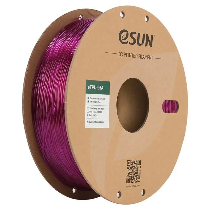 Пластик для 3D-принтера eSUN eTPU-95A 1кг, 1.75мм, purple Фото