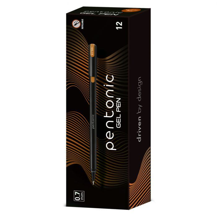 Ручка гелевая LINC Pentonic 0,7 мм помаранчева Фото