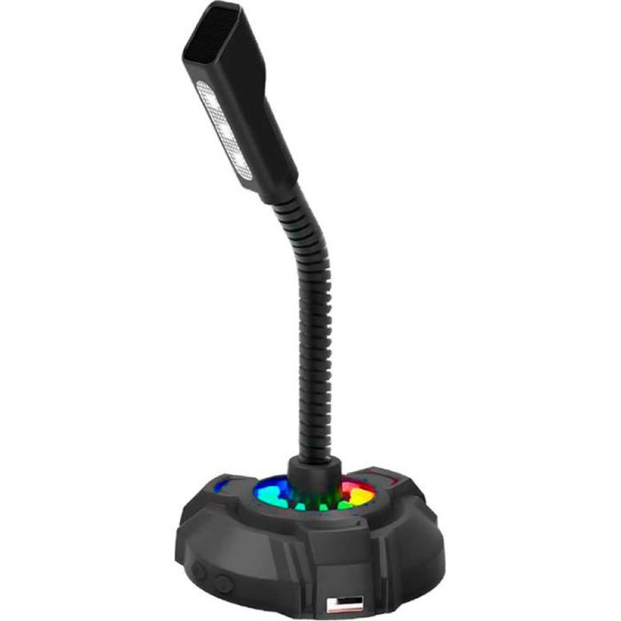 Микрофон HP DHP-1100C RGB backlit 3.5мм+USB Black Фото