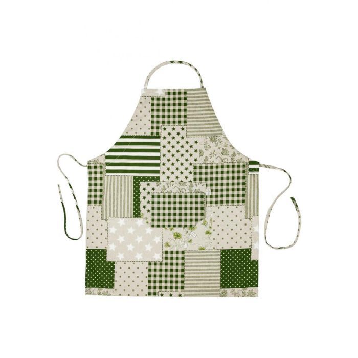 Фартук Прованс Пэчворк зеленый Фото