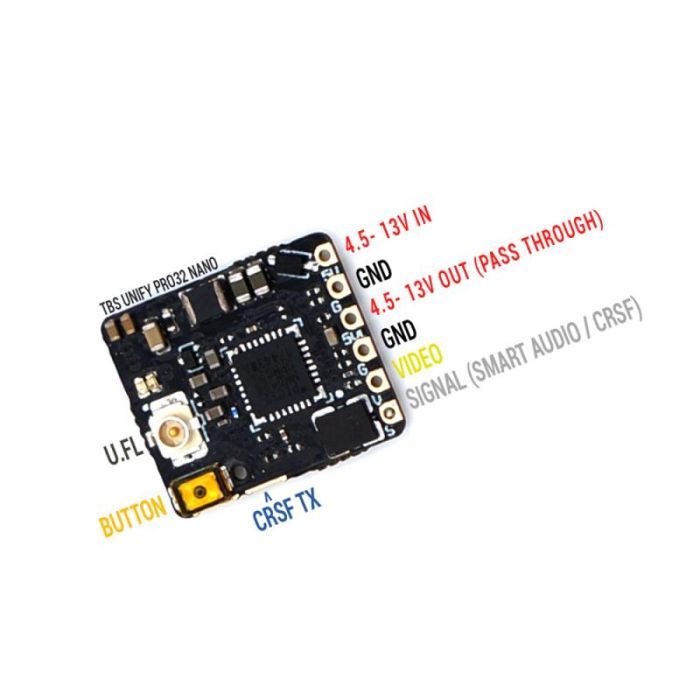 Видеопередатчик (VTX) TBS Unify Pro32 Nano 40CH Фото 3