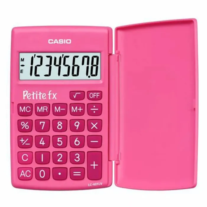 Калькулятор Casio LC-401LV-PK-W-A-EP, розовый Фото