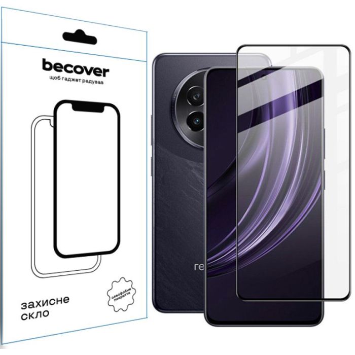 Стекло защитное BeCover Realme 13 Plus 5G Black Фото