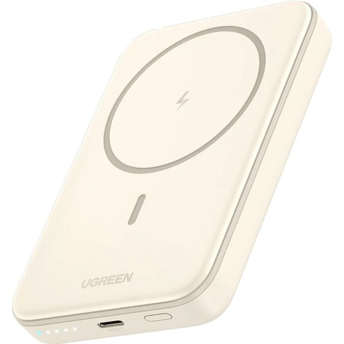 Батарея универсальная Ugreen 10000mAh 20W Magnetic Wireless beige Фото
