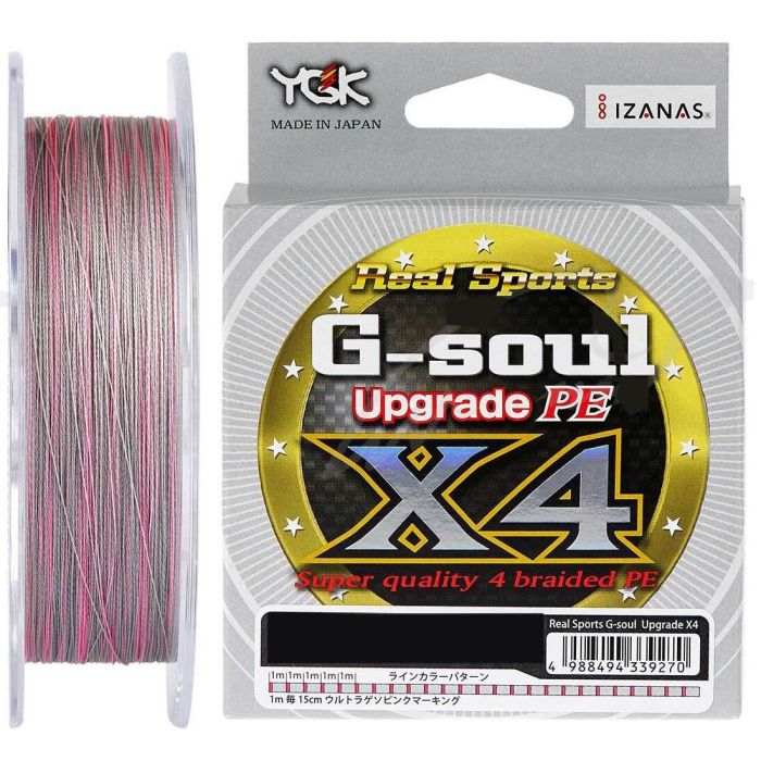 Шнур YGK G-Soul X4 Upgrade 200m 3.0/40lb Grey Фото