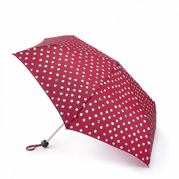 Зонт Fulton Lulu Guinness Minilite-2 L869 Polka Pearls Фото