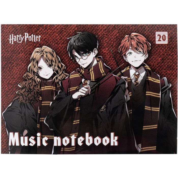 Тетрадь Kite для нот Harry Potter А5, 20 аркушів Фото