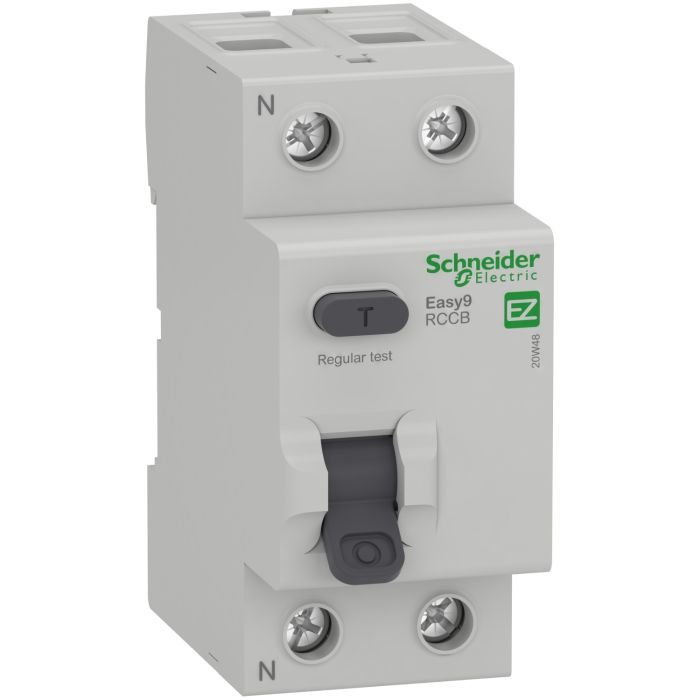 Дифференциальный автоматический выключатель Schneider Electric EZ9 2P 63A 30mA Фото