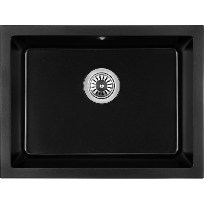 Мойка кухонная GRANADO Under top L black shine Фото