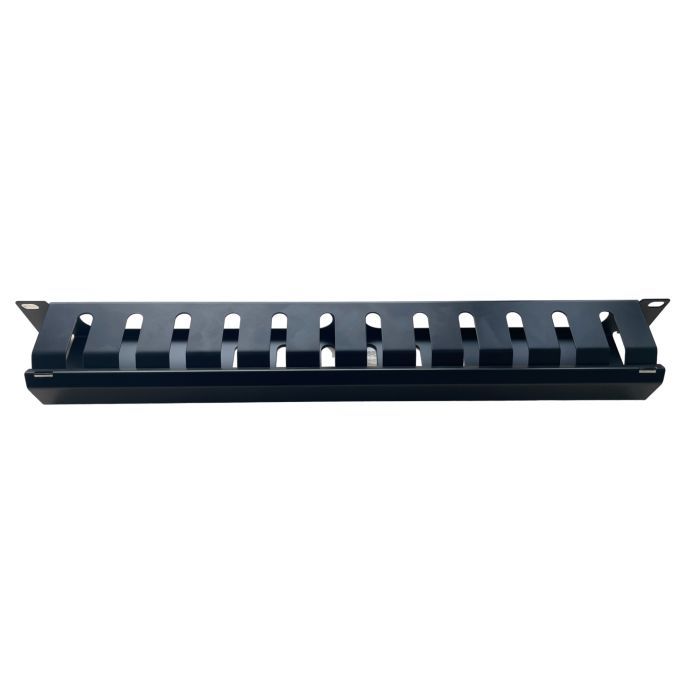 Кабельный организатор GEAR 19" 1U гребінчатий, цільнометалевий Фото