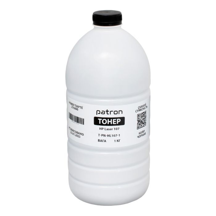Тонер Patron HP Laser 107, 1 кг Фото