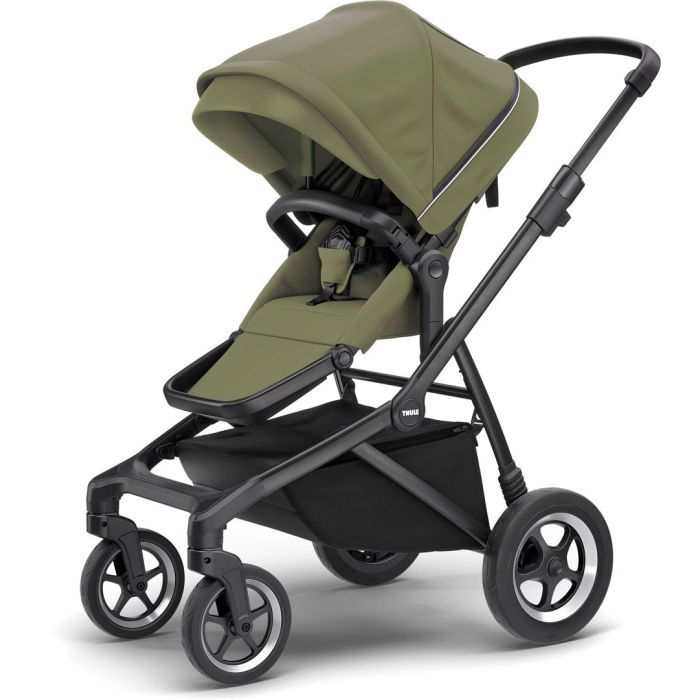 Коляска Thule Sleek (Soft Green on Black) Фото