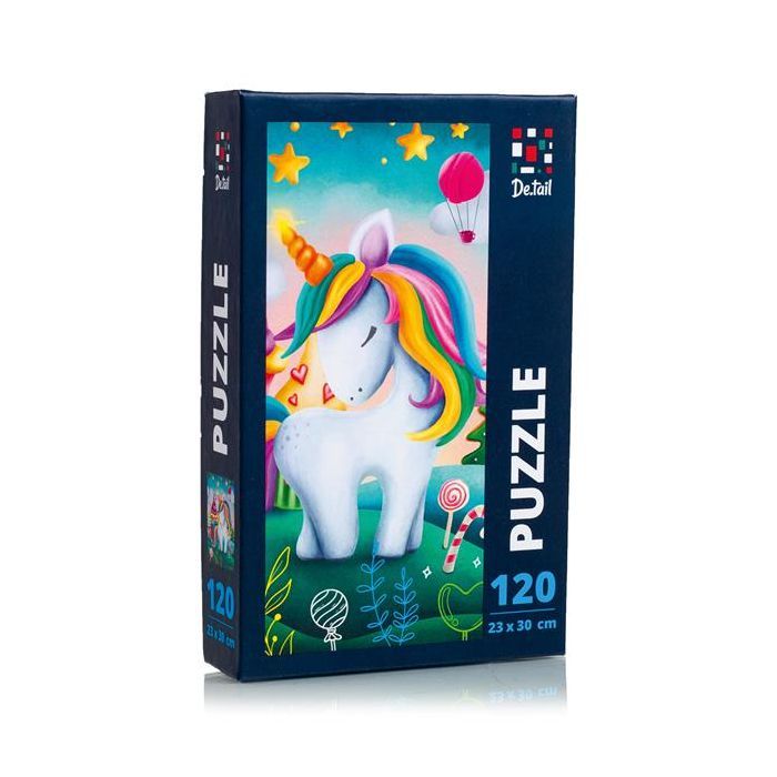 Пазл De.tail Маленький милый единорог 120 элементов Фото