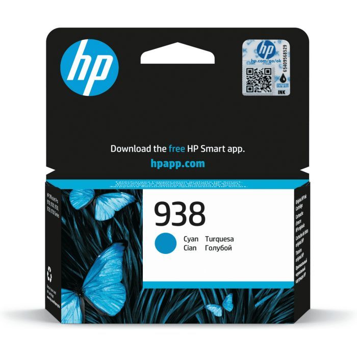 Картридж HP 938 Cyan 800ст Фото